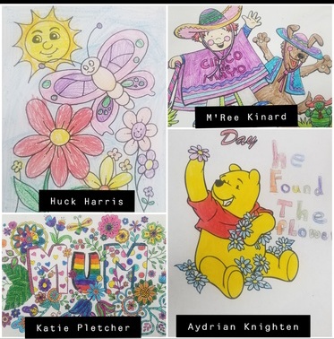 May 2019 coloring contest entries