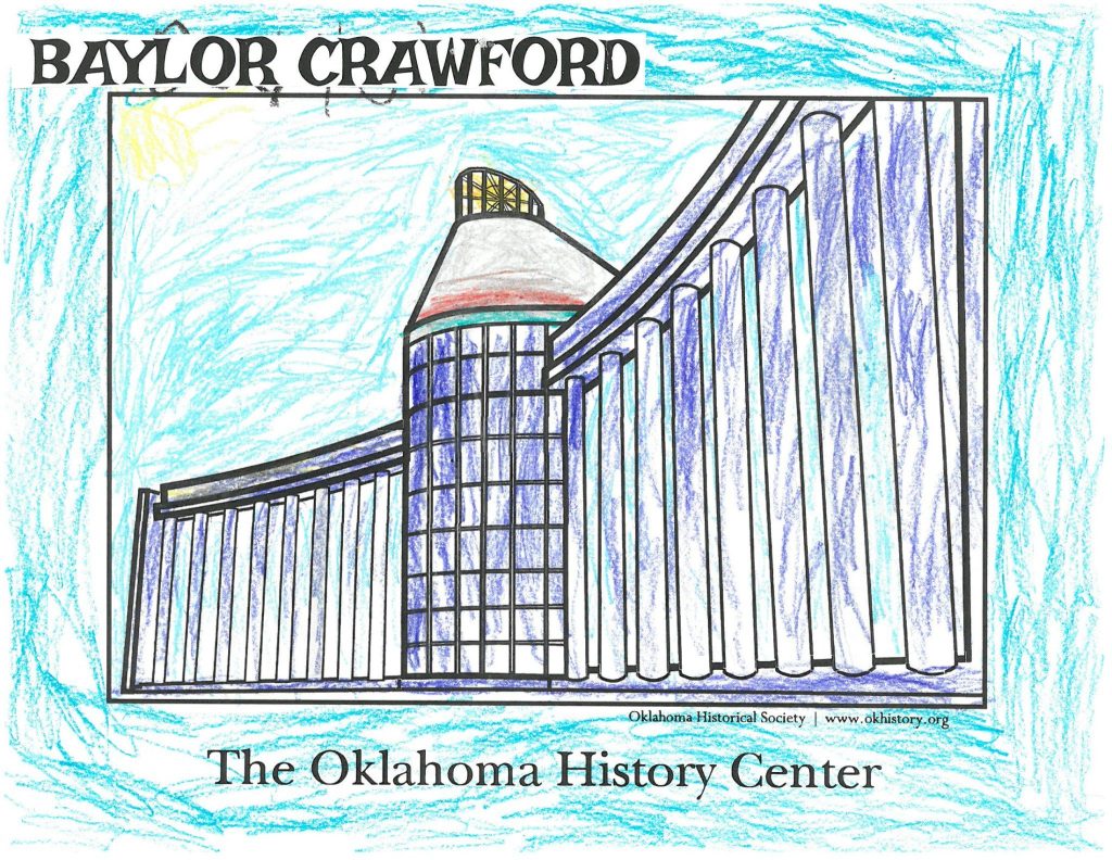 coloring page of The Oklahoma History Center